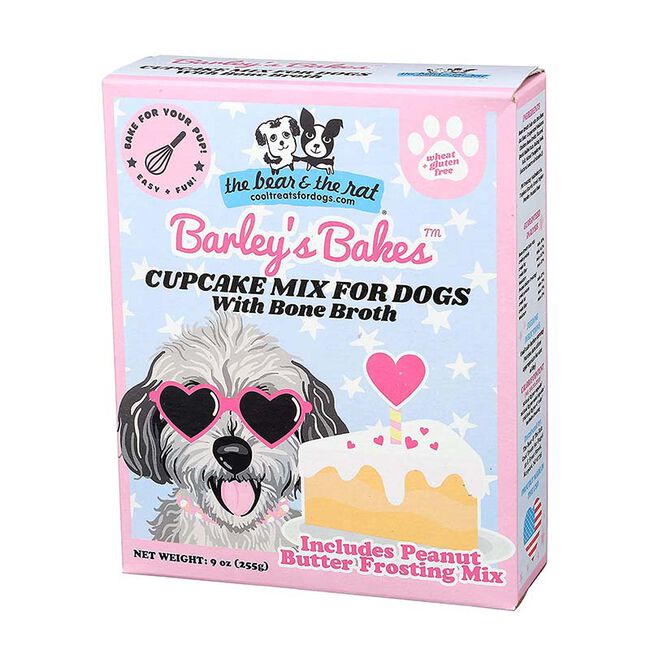 The Bear & The Rat Barley's Bakes Birthday Cupcake Mix for Dogs - Bone Broth Flavor image number null