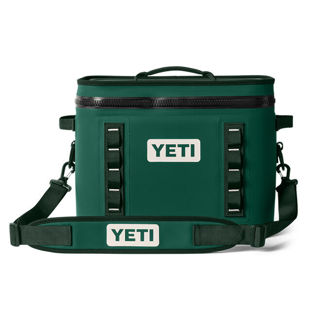 YETI Hopper Flip 18 Soft Cooler - Black Forest Green image number null