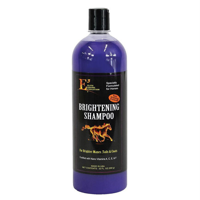 E3 Elite Equine Evolution Brightening Shampoo for Horses - 32 oz image number null