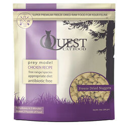 Steve's Real Food Quest Freeze-Dried Raw Nuggets Cat Food - Chicken Recipe - 10 oz