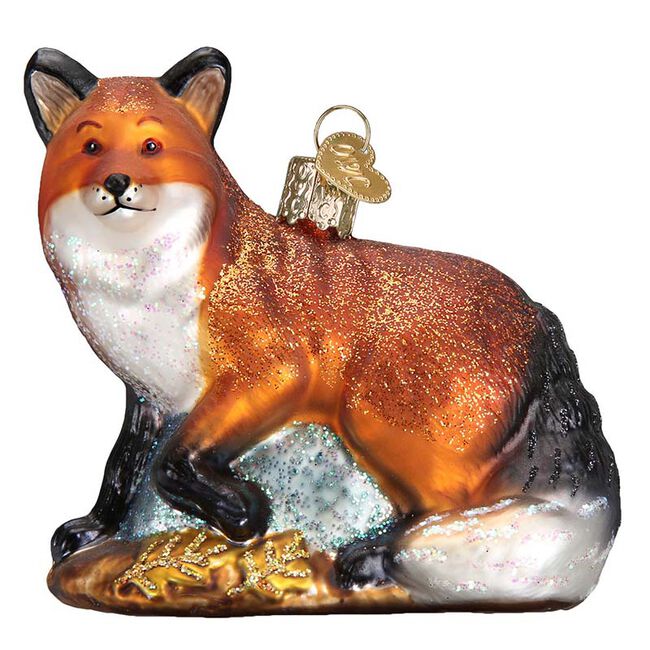 Old World Christmas Red Fox Ornament image number null