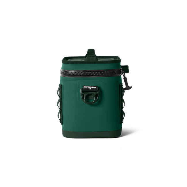 YETI Hopper Flip 8 Soft Cooler - Black Forest Green image number null