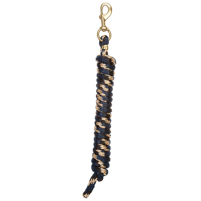Lead rope with brass snap hook Elegance - PolyRopes