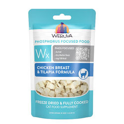Weruva Wx Phosphorus Focused Cat Food - Freeze-Dried & Fully-Cooked - Chicken Breast & Tilapia Formula