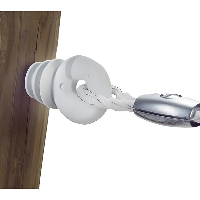 Dare Ring Insulator for Line & Corner Posts - White - 10-Pack image number null