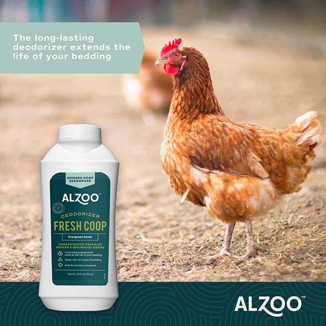 ALZOO Fresh Coop - Mineral-Based Chicken Coop Deodorizer - 26.6 oz image number null