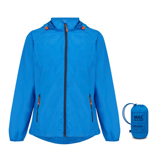 Mac in a Sac Unisex Origin II Packable Waterproof Jacket - Ocean image number null