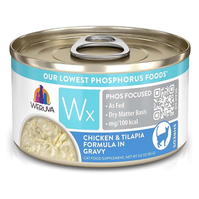 Weruva Wx Low Phosphorus Cat Food - Chicken & Tilapia in Gravy image number null