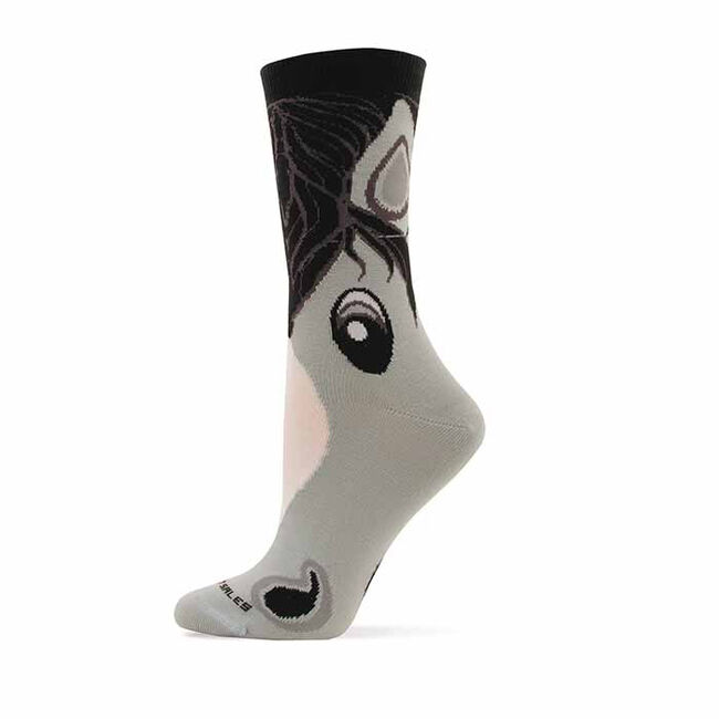 GT Reid Adult Gray Horse Sock image number null