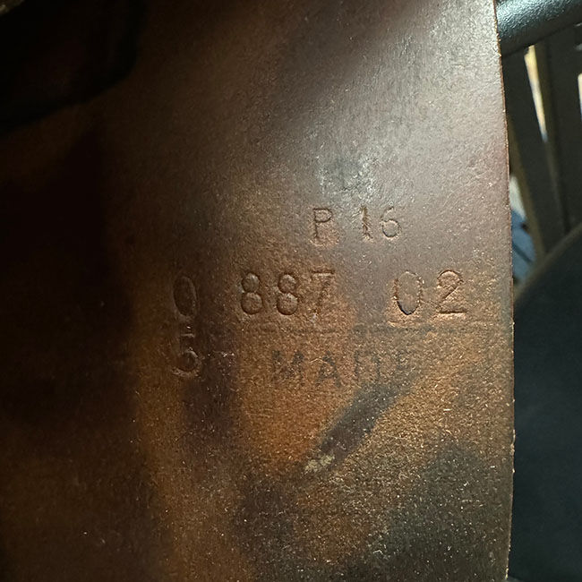 Used Butet Close Contact Saddle - 16" image number null