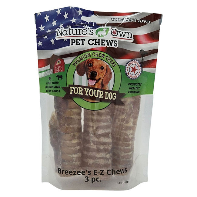Nature's Own Breezee's E-Z Chew Tracheas - 3-Pack image number null