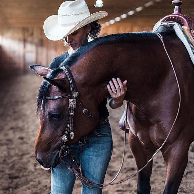 Weaver Equine Stacy Westfall ProTack Western Dressage Reins image number null