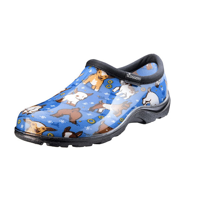 Sloggers Women's Rain & Garden Shoe - Sky Blue Goats image number null