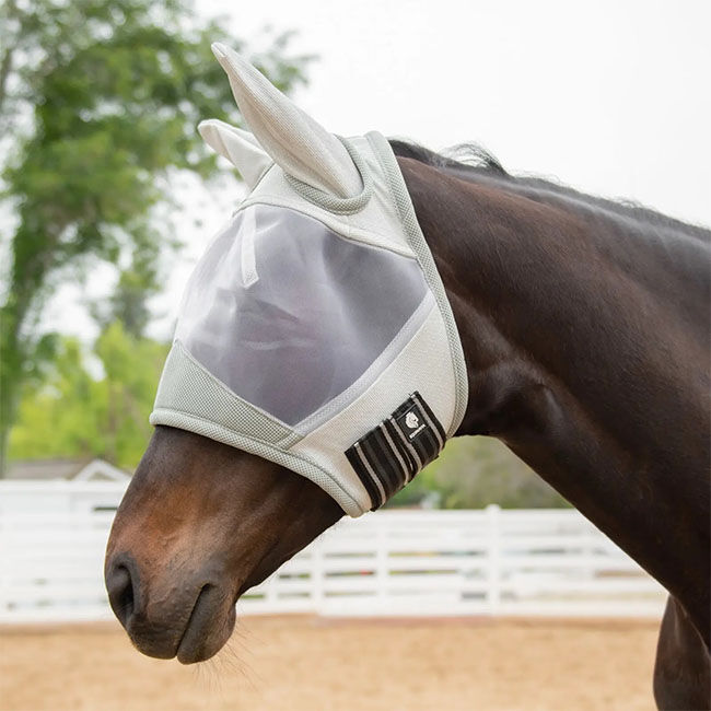 Equinavia Algard Soft Mesh Fly Mask - Silver image number null
