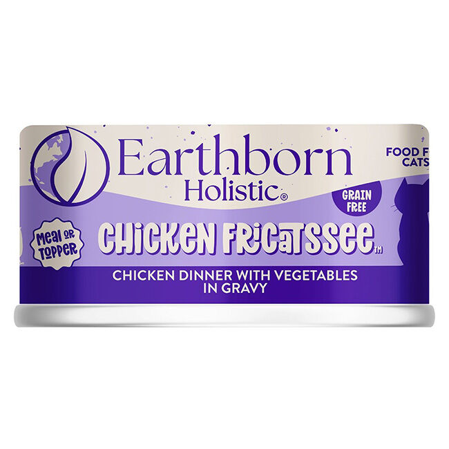 Earthborne Holistic Chicken Fricatssee Grain Free Wet Cat Food 5.5oz image number null