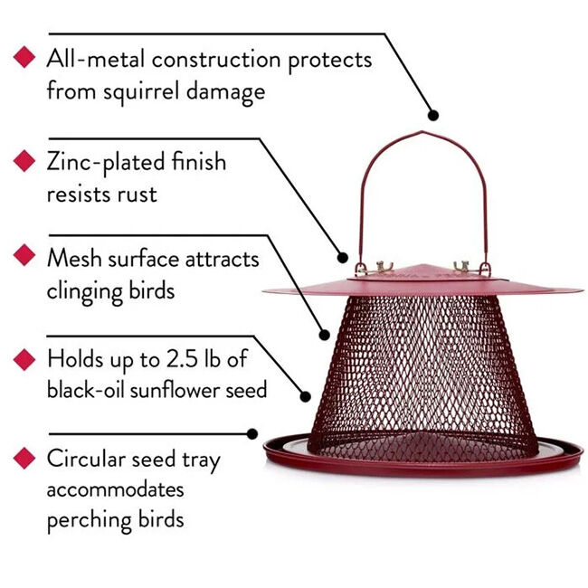 Perky-Pet Mesh Cardinal Wild Bird Feeder image number null