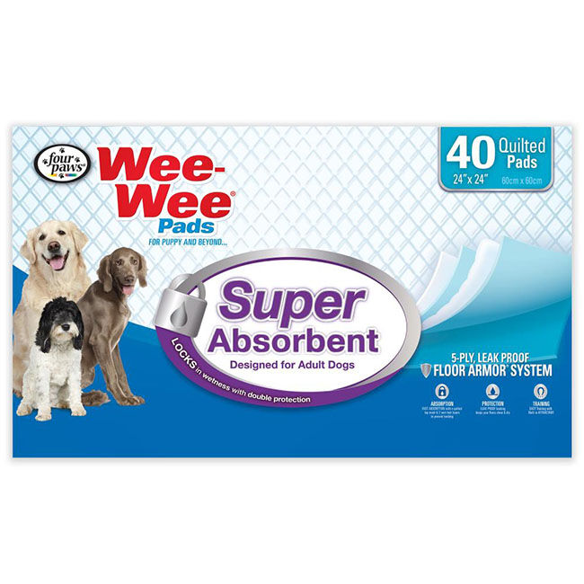 Four Paws Wee-Wee Super Absorbent Dog Pee Pads image number null