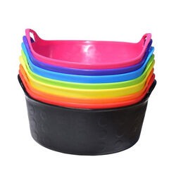 Little Giant Rubber Pan with Handles Black 3 Gallon