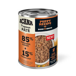 ACANA Premium Pate Dog Food - Puppy Recipe in Bone Broth - 12.8 oz