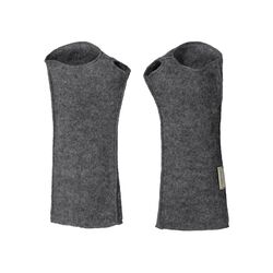 Ruskovilla Gray Wool Wrist Warmers