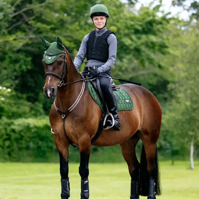LeMieux Loire Classic Close Contact Pad - Hunter Green image number null