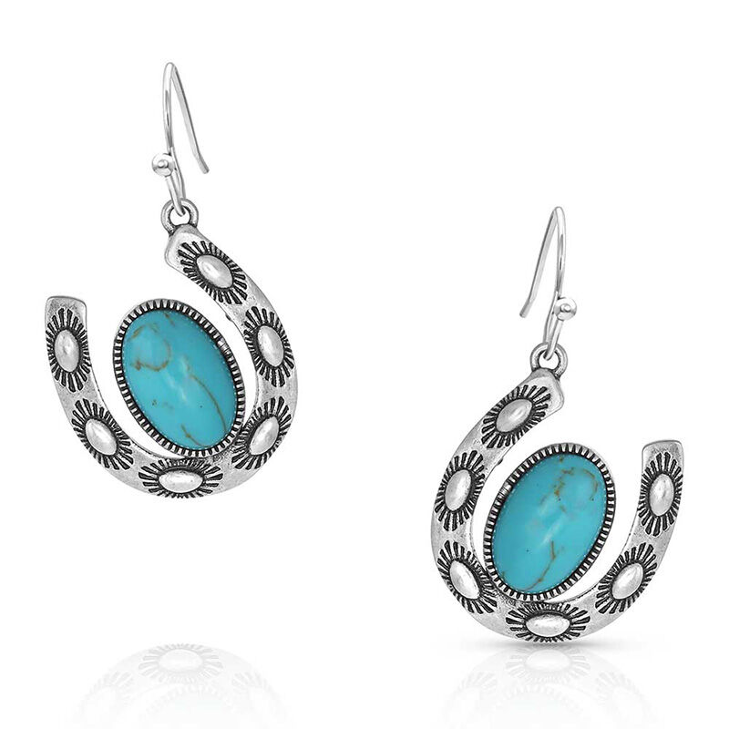 Montana silver on sale horseshoe earrings