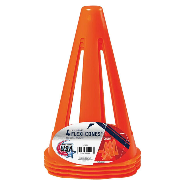 Franklin 9" Safety Cones - 4-Pack image number null