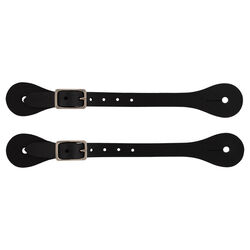 Weaver Single-Ply Spur Straps - Black