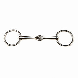 Korsteel Stainless Steel Weymouth Loose Ring Bradoon Snaffle Bit