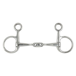 Shires Stainless Steel Bit with Hanging Cheeks