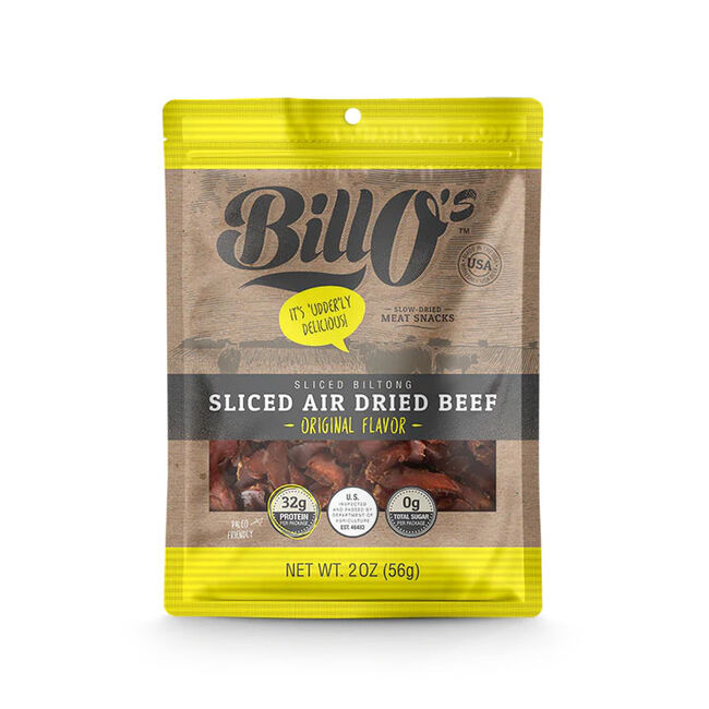 BillO's Air-Dried Beef Biltong Slices - Original Flavor image number null