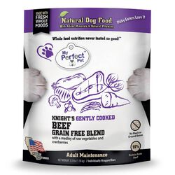 My Perfect Pet Frozen Dog Food - Knight's Beef Blend - 3.5 lb