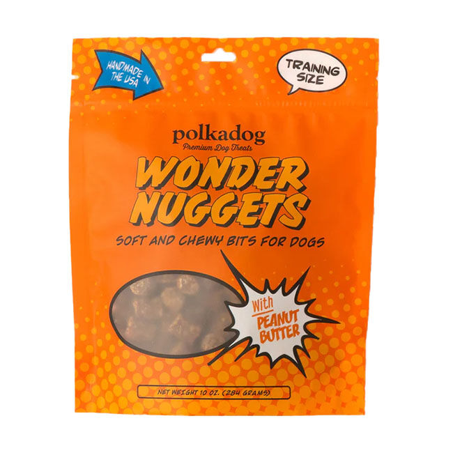 Polkadog Wonder Nuggets Dog Treats - Peanut Butter image number null