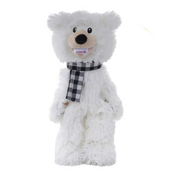 Tall Tails Stuffless Squeaker Dog Toy - Polar Bear