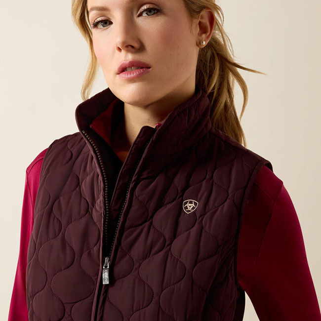 Ariat Women's Ashley 2.0 Insulated Vest - Chocolate Plum image number null