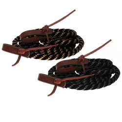 Double Diamond 7/16" (#4120 Series) Braided Polypropylene Roping Reins