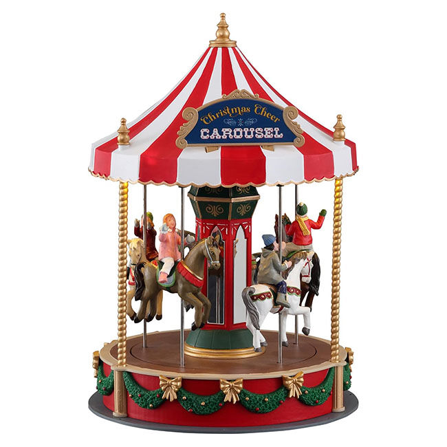 Lemax Christmas Cheer Carousel image number null