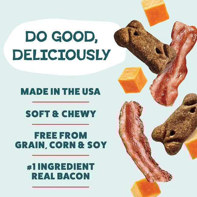 Shameless Pets Soft & Chewy Meaty Tenders - Bacon Me Crazy Recipe - 8 oz image number null