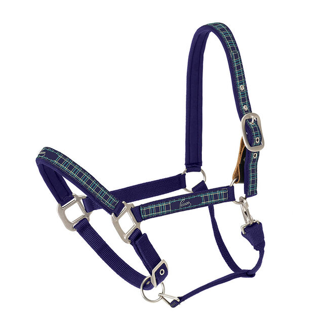Pessoa Padded Plaid Breakaway Halter - Size: Horse - Closeout image number null