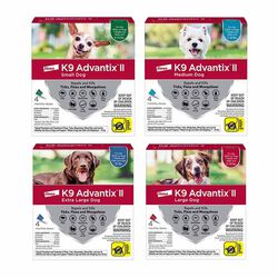 K9 Advantix II Flea & Tick Treatment for Dogs - 4-Pack
