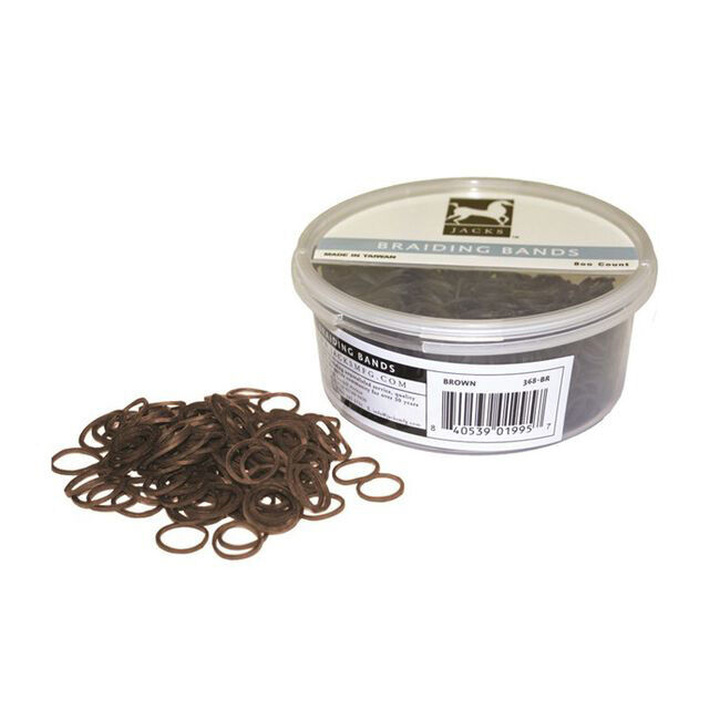 Jacks Manufacturing Braiding Bands - 800-Pack image number null
