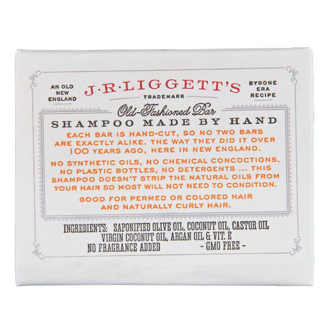 J.R. Liggett's Old Fashioned Shampoo Bar - Coconut & Argan Oil image number null