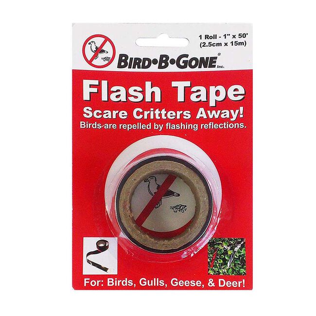 Bird-B-Gone Flash Tape - Repellent for Birds, Gulls, Geese & Deer image number null