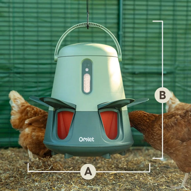 Omlet Smart No Waste Feeder - 12lb Capacity image number null