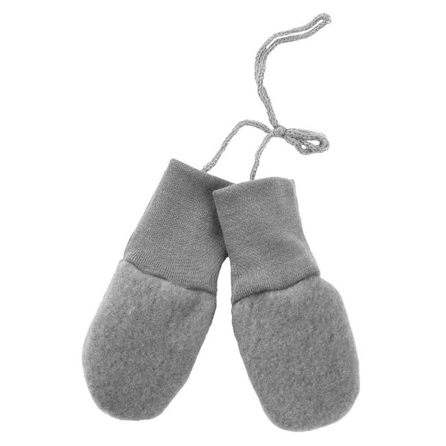 Engel Wool Baby Mittens - Gray image number null