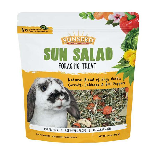 Sunseed Sun Salad Rabbit Foraging Treat image number null