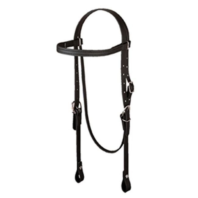 Weaver Synthetic Browband Headstall Brown image number null