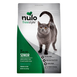 Nulo FreeStyle Senior Cat Food - Alaska Pollock, Duck & Sweet Potato Recipe - 5 lb
