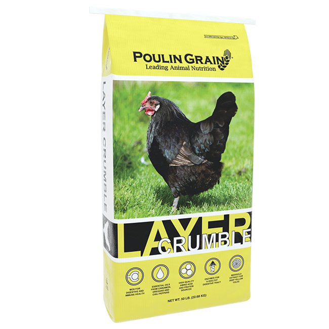 Poulin Grain Premium Layer - Crumbles - 50 lb image number null