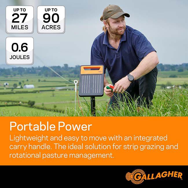 Gallagher S60 Lithium Solar Fence Energizer image number null
